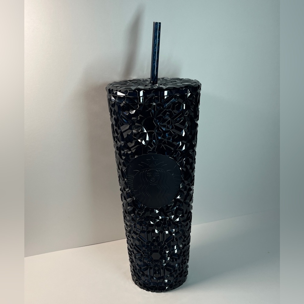 Starbucks Midnight Black Geometric Tumbler